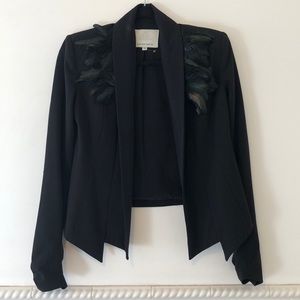 MADISON MARCUS TAILORED FEATHER TRIM JACKET 🛍✨